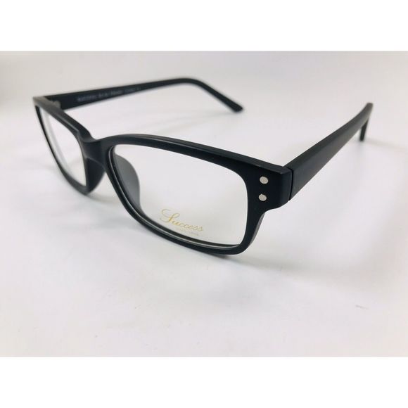 New Designer Inspired SUCCESS SS-80 Matte Black Eyeglasses 53mm with Case main image 6